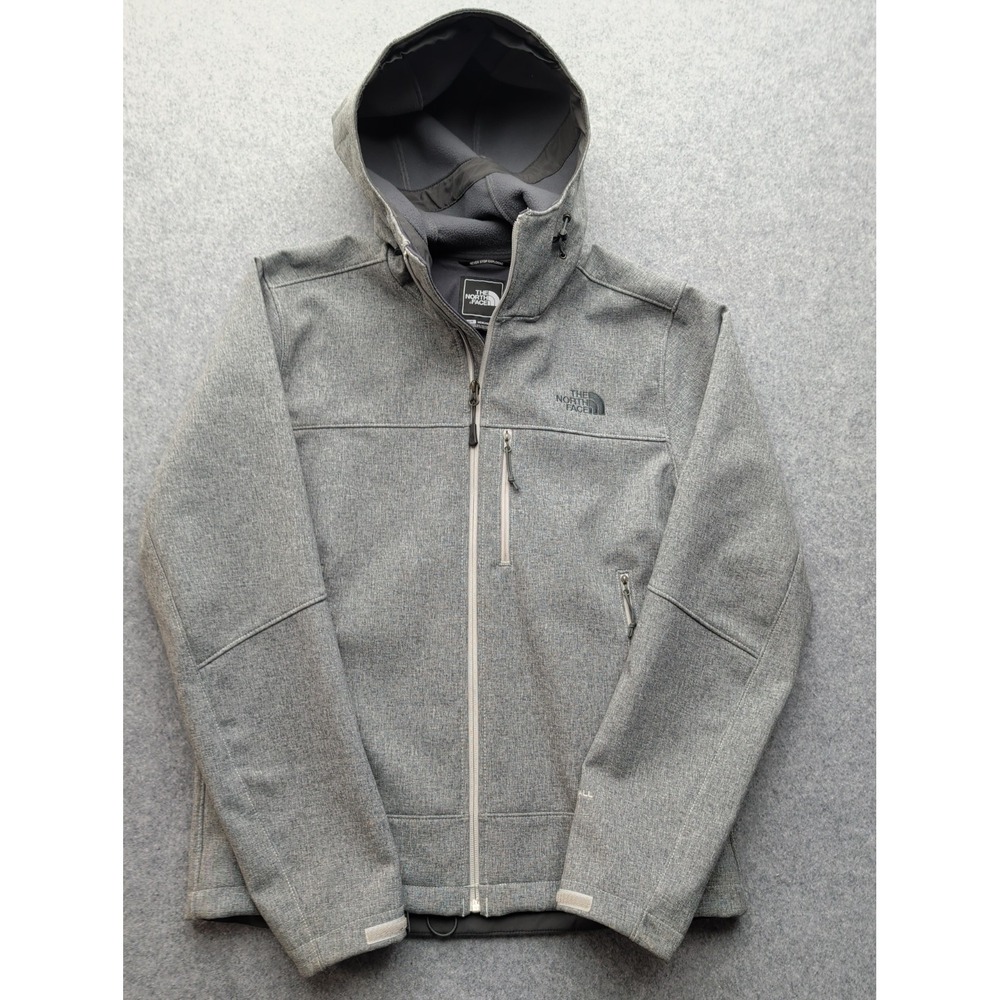 The North Face Apex Bionic Hooded SoftShell Men's Jacket Small Gray